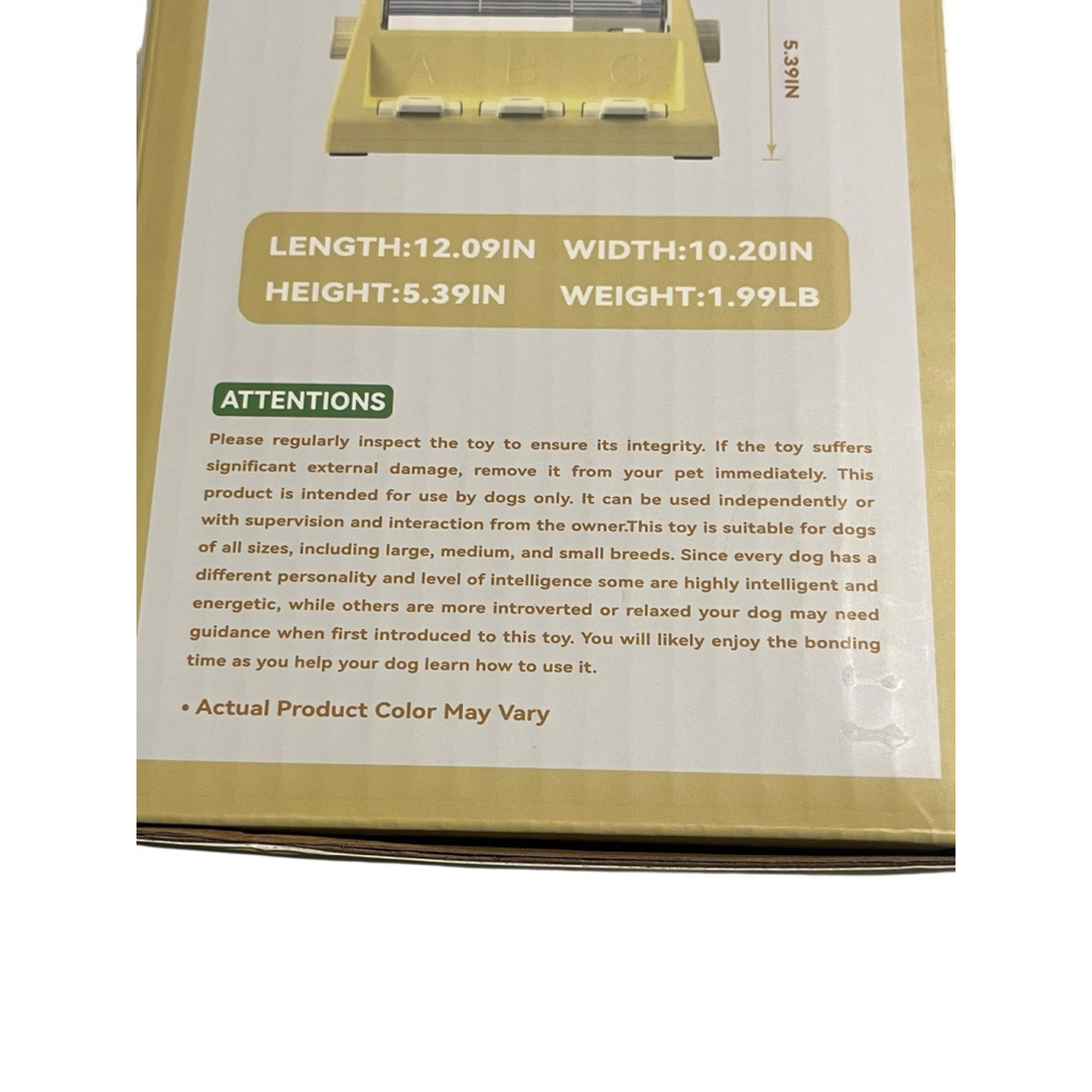 KADTC Dog Spinning Barrel Puzzle Slow Feeder Toy NEW - Picture 9 of 15